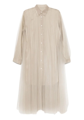 JNBY long sleeves dress - Neutrals