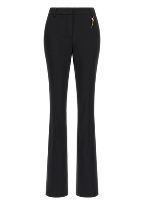 Roberto Cavalli Tiger Tooth bootcut trousers - Black