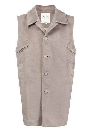 Onefifteen x ANOWHEREMAN vest coat - Brown