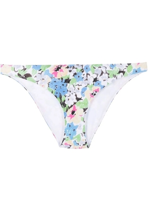 GANNI floral pattern bikini bottoms - Blue