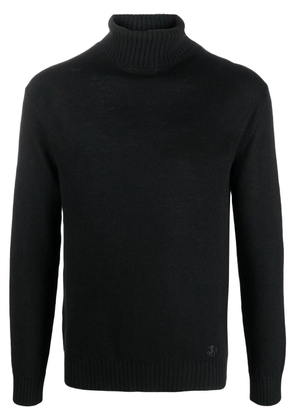 Jil Sander roll neck knitted sweater - Black