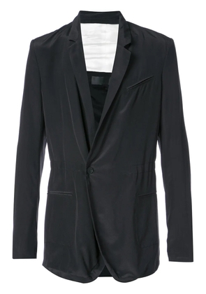 Haider Ackermann crepe de chine blazer - Black