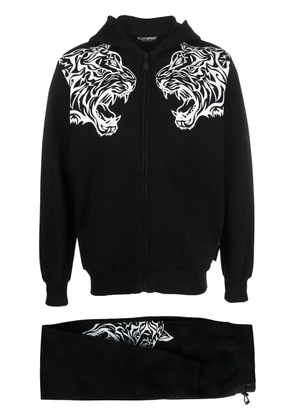 Plein Sport tiger-print track pants - Black