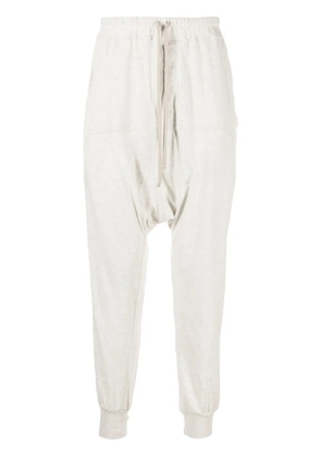 Rick Owens DRKSHDW drop-crotch drawstring track pants - Grey
