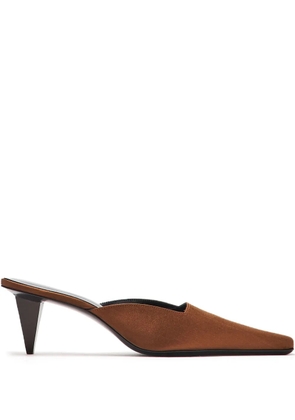 Jude 65mm Iris mules - Brown