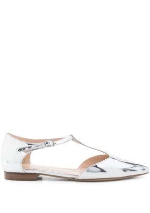P.A.R.O.S.H. patent ballet flats - Silver