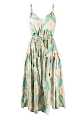 Ulla Johnson Valentina tie-dye midi dress - Green