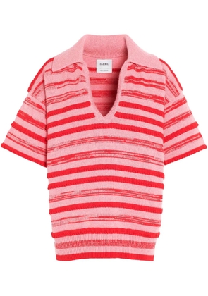 Barrie striped polo shirt - Red