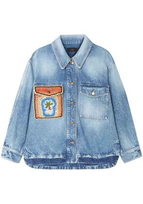 Alanui Sunny Crochet shirt - Blue