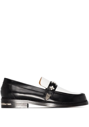 Toga Virilis two-tone buckled loafers - Black