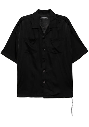 Mastermind World skull-embroidered shirt - Black