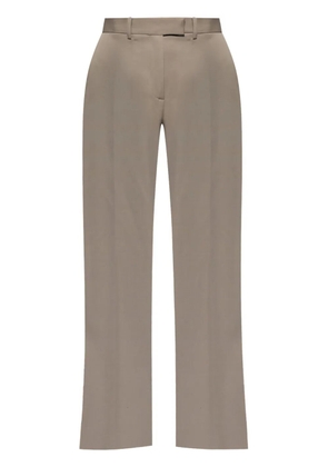 The Attico virgin-wool palazzo pants - Neutrals