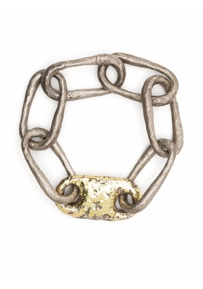 Parts of Four Roman Medium Link bracelet - Silver