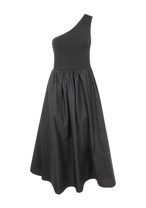 TWINSET one-shoulder midi dress - Black