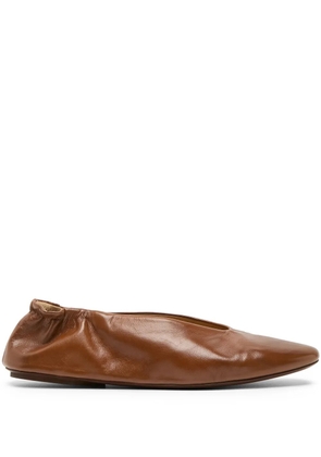 Marsèll Strascico almond-toe ballet flats - Brown