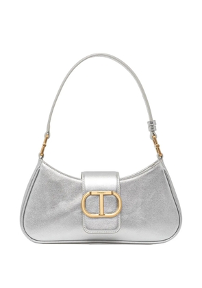 TWINSET Milano leather tote bag - Silver