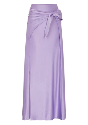 Rabanne jersey maxi skirt - Purple