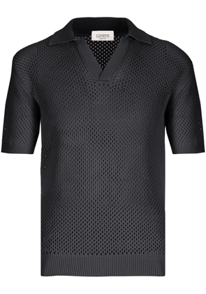 Laneus short-sleeved polo shirt - Black