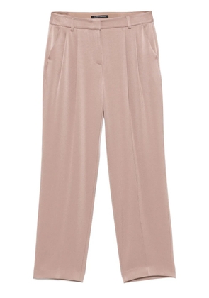 Luisa Cerano satin trousers - Brown