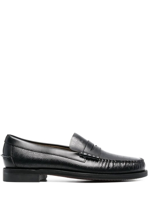 10 CORSO COMO Sebago circle-pattern loafers - Black