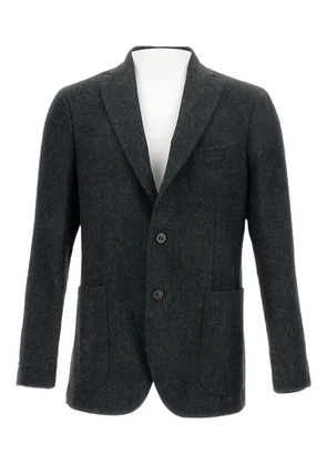 Boglioli checked two-button blazer - Black