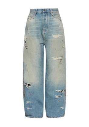 AMIRI distressed embellished jeans - Blue