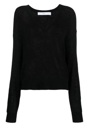 IRO V-neck knitted sweater - Black