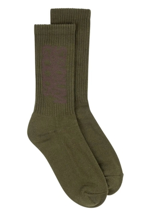 STADIUM GOODS® ribbed logo 'Forest' socks - Green