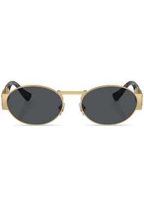 Versace Eyewear Medusa Head round-frame sunglasses - Gold