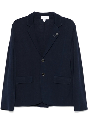 Lardini brooch-detail blazer - Blue