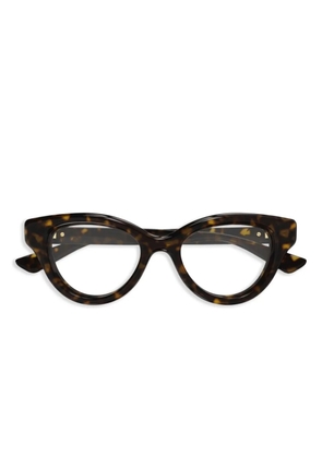 Gucci Eyewear cat-eye glasses - Brown