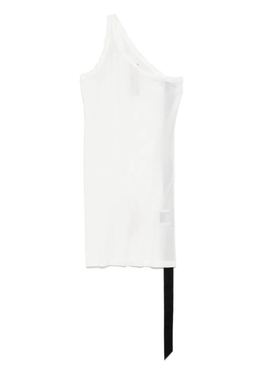 Rick Owens DRKSHDW one-shoulder tank top - White