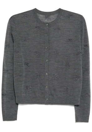 JNBY bow-embellished top - Grey