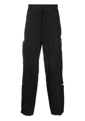 Givenchy multiple zip-pockets poplin trousers - Black