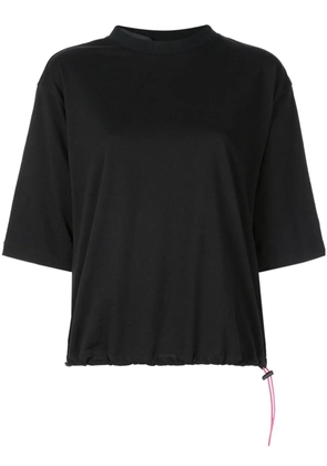 UNRAVEL PROJECT drawstring T-shirt - Black