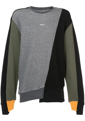 Mostly Heard Rarely Seen colour block sweatshirt - Grey