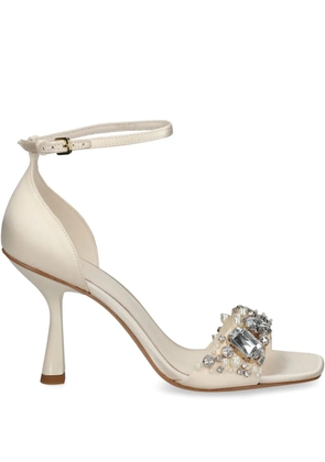 Kate Spade 90mm leather sandals - White