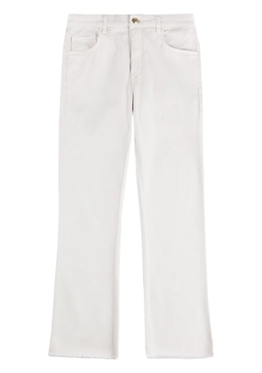 Fay cropped jeans - White