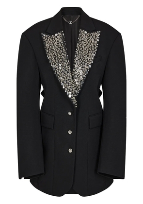 Rabanne embroidered blazer - Black