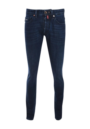 Sartoria Tramarossa Leonardo logo-patch skinny jeans - Blue