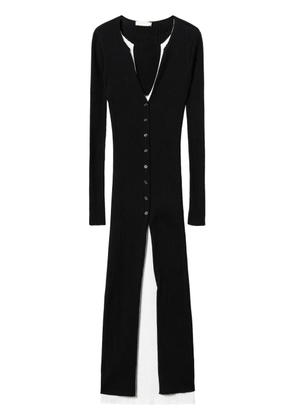 TWINSET trompe-l'oeil knitted dress - Black