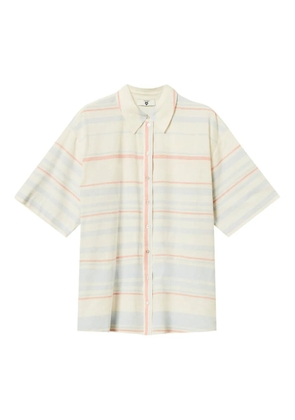 TWINSET striped short-sleeve shirt - Neutrals