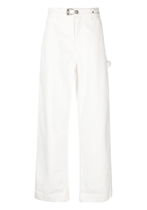 OBJECTS IV LIFE wide-leg clasp jeans - White