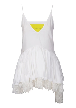 Marques'Almeida ruffled top - White