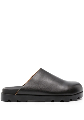 Camper Brutus leather mules - Black
