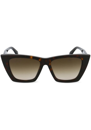 Alexander McQueen Eyewear tortoiseshell cat-eye sunglasses - Brown