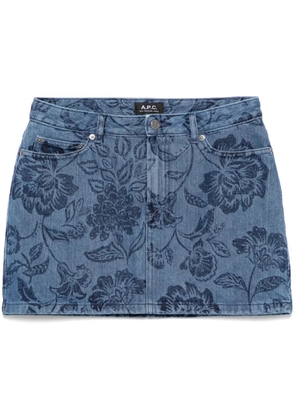 A.P.C. Jupe mini skirt - Blue