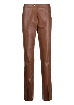 AERON Elm lambskin trousers - Brown