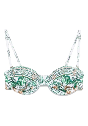 Camilla Corridor Of Calm bikini top - White