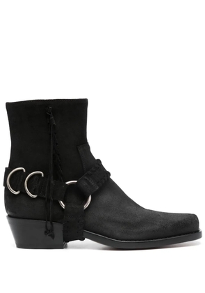 Buttero Dalton 50mm suede boots - Black